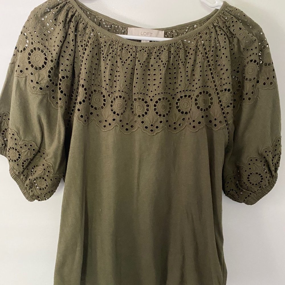 Loft Green Top